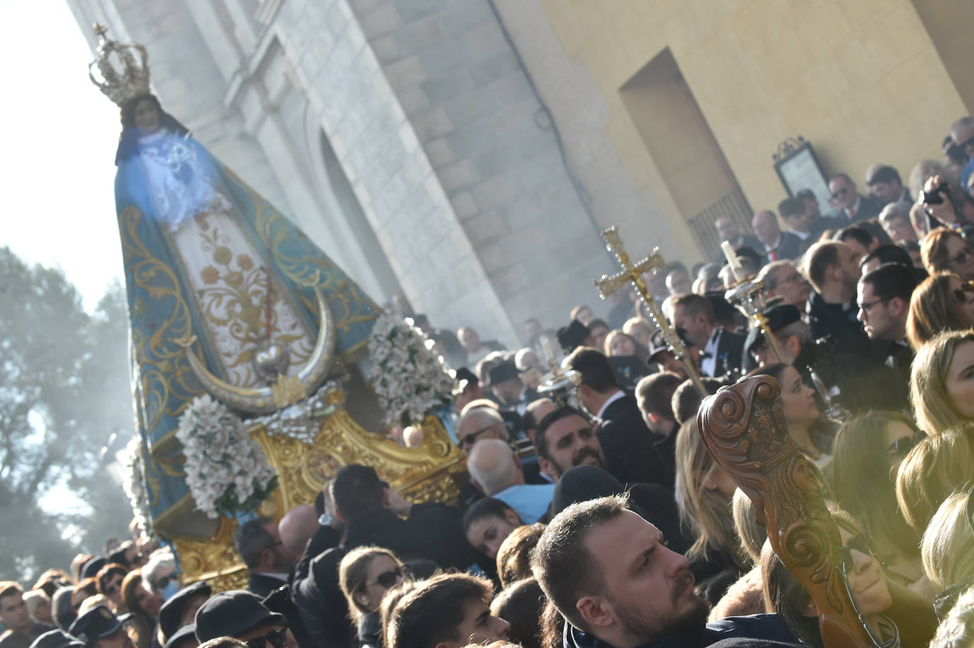 Fotos: La Patrona de Yecla llega a la Basílica en una espectacular Bajada