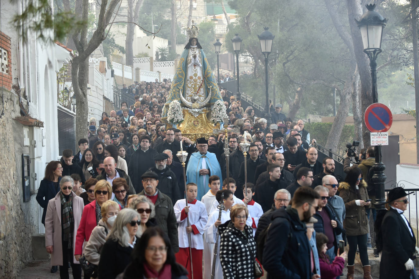 Fotos: La Patrona de Yecla llega a la Basílica en una espectacular Bajada