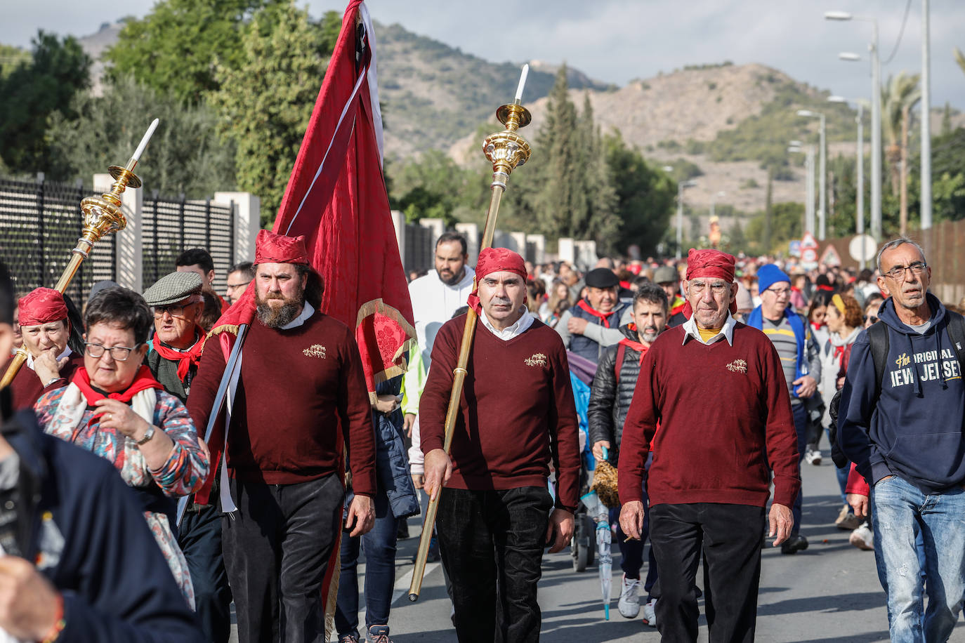 Fotos: La Santa reúne a 10.000 romeros en su bajada a Totana tras el parón de la pandemia