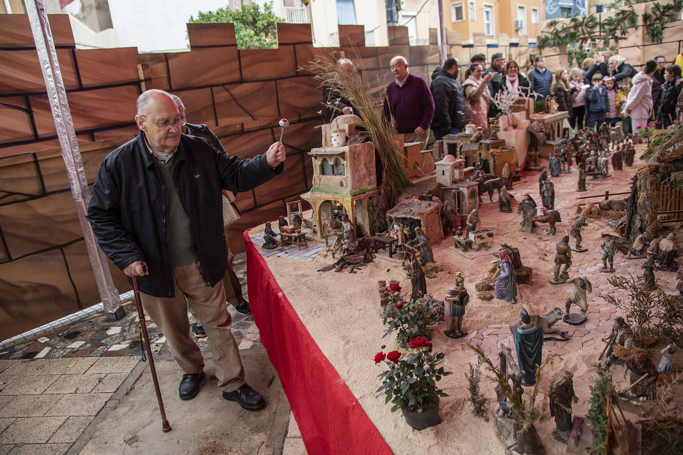 Fotos: El belén monumental de Santa Lucía ya se expone en Cartagena