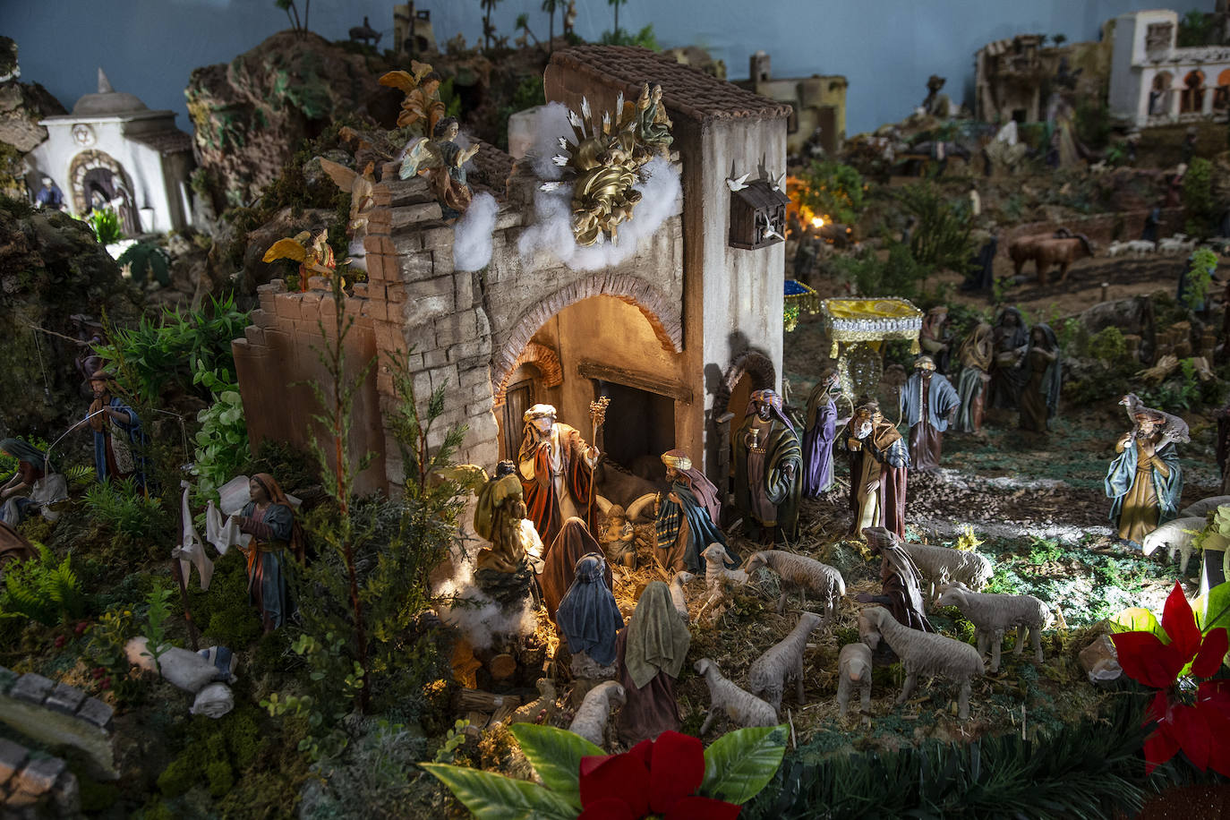 Fotos: El belén monumental de Santa Lucía ya se expone en Cartagena