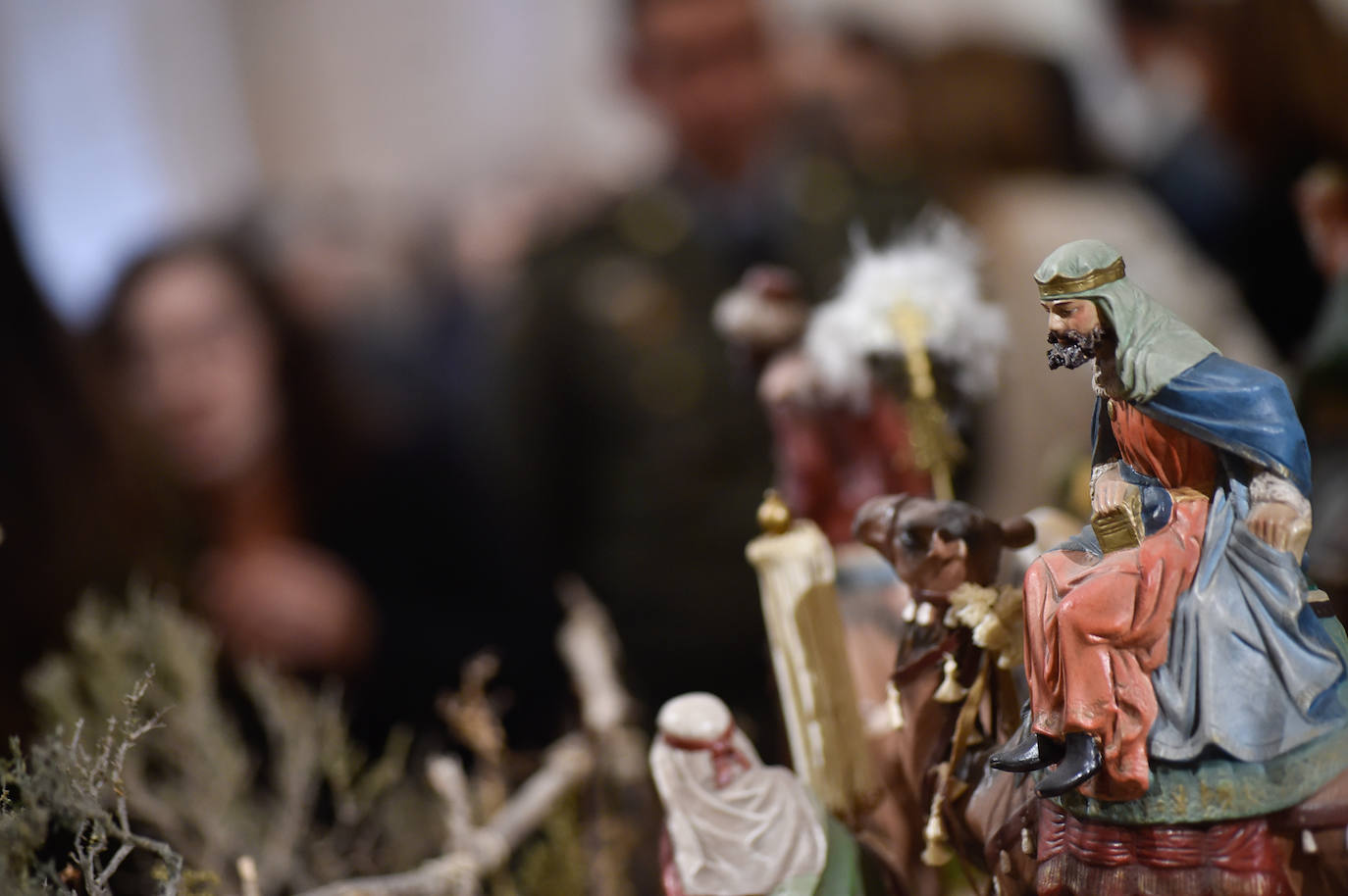 Fotos: La inauguración del Belén de San Esteban, en imágenes