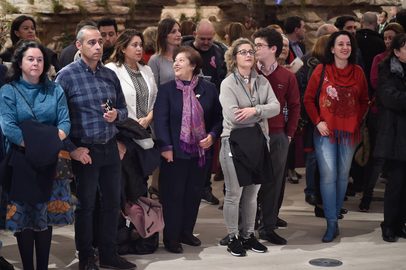 Fotos: La inauguración del Belén de San Esteban, en imágenes