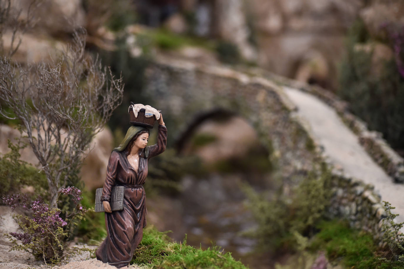 Fotos: La inauguración del Belén de San Esteban, en imágenes