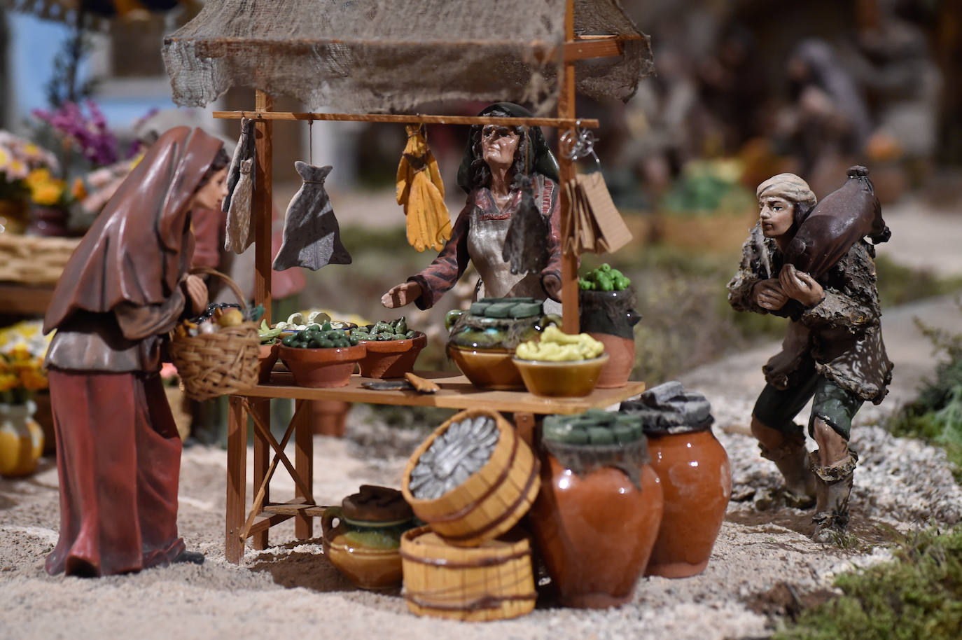 Fotos: La inauguración del Belén de San Esteban, en imágenes