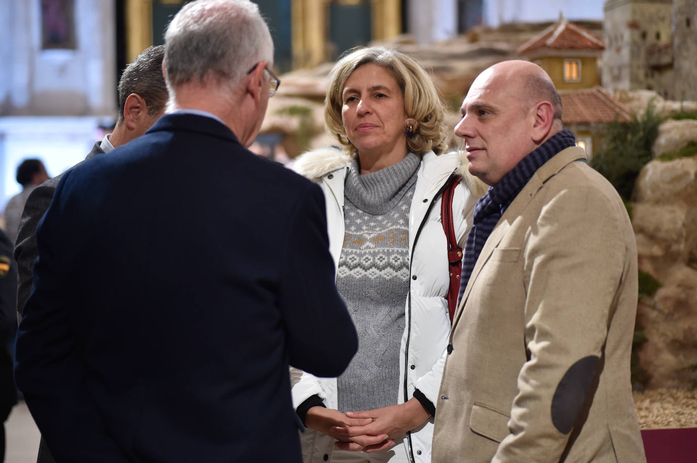 Fotos: La inaguración del belén de la iglesia de San Esteban de Murcia, en imágenes