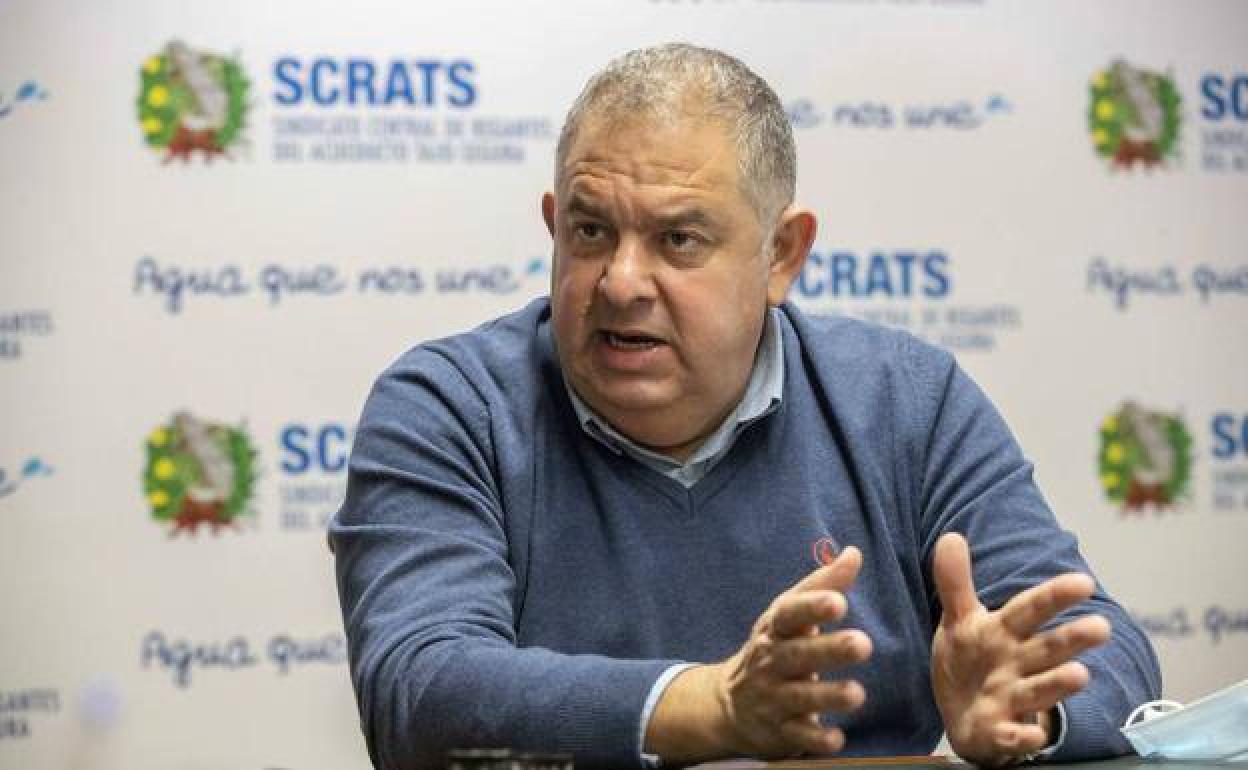 El dirigente del Scrats, Lucas Jiménez, en una imagen de archivo.
