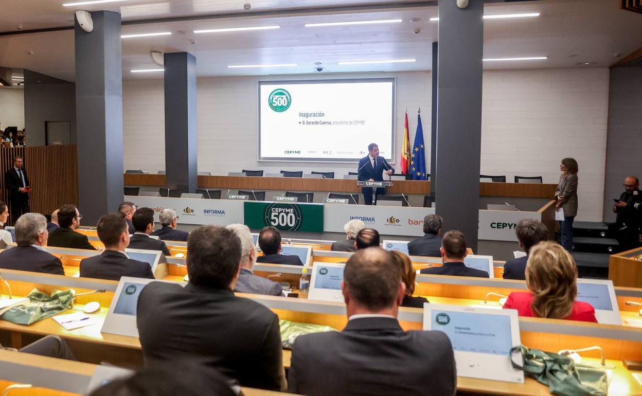 Presentación de la edición 2022 de 'CEPYME500'.