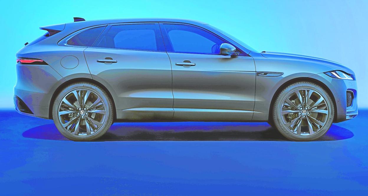 La elegancia del nuevo F-Pace está resaltada por sus marcadas líneas. 
