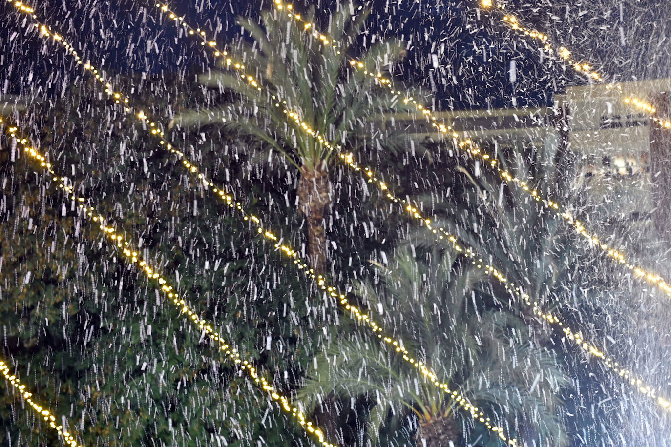 Fotos: Encendido de las luces navideñas en Murcia