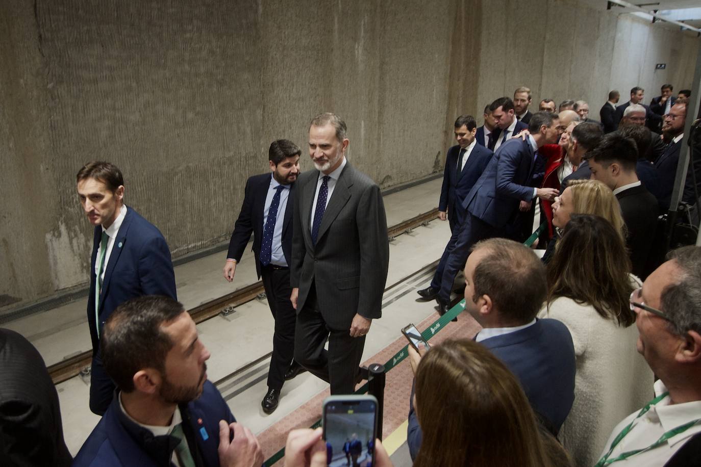 Fotos: Acto de inauguración del AVE Madrid-Murcia