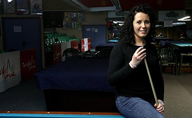 La billarista Estela Cardoso, en una imagen de archivo.