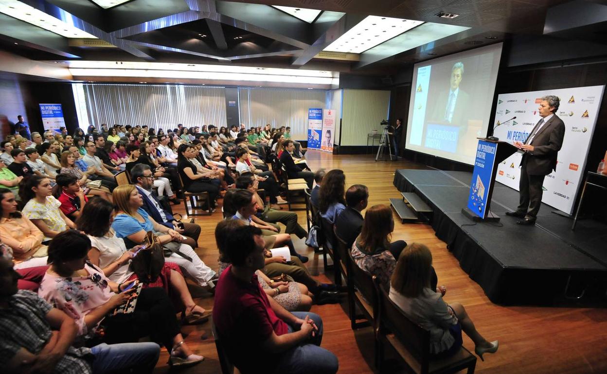 Entrega de premios de una edición anterior de 'Mi Periódico Digital'.