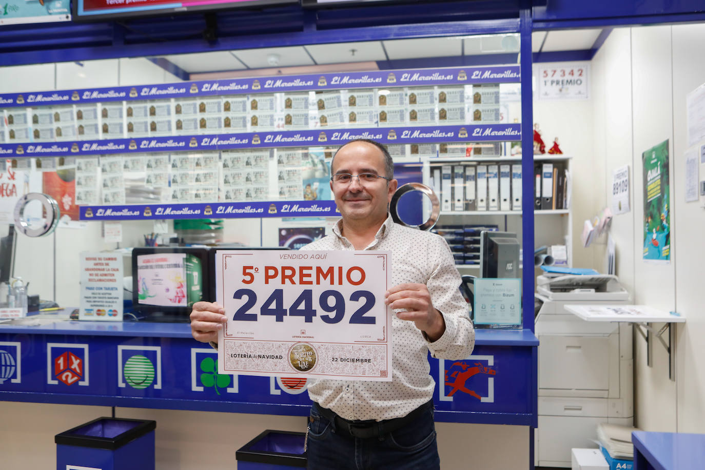 Fotos: Un quinto premio deja más de un millón de euros en Lorca y Fortuna