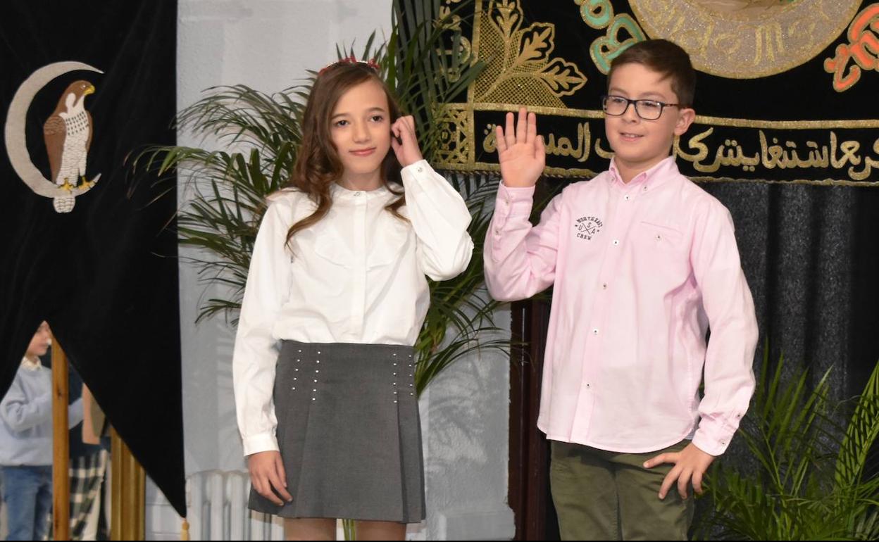 Nathalia Sáez y Herminio Montiel. 