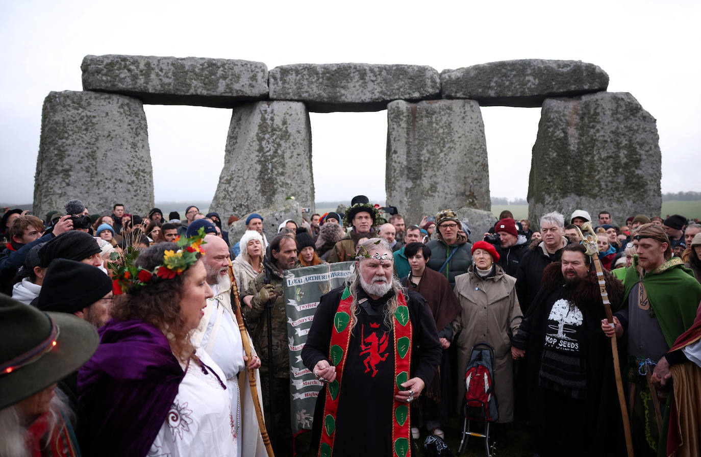 Fotos: Bienvenida al invierno en Stonehenge