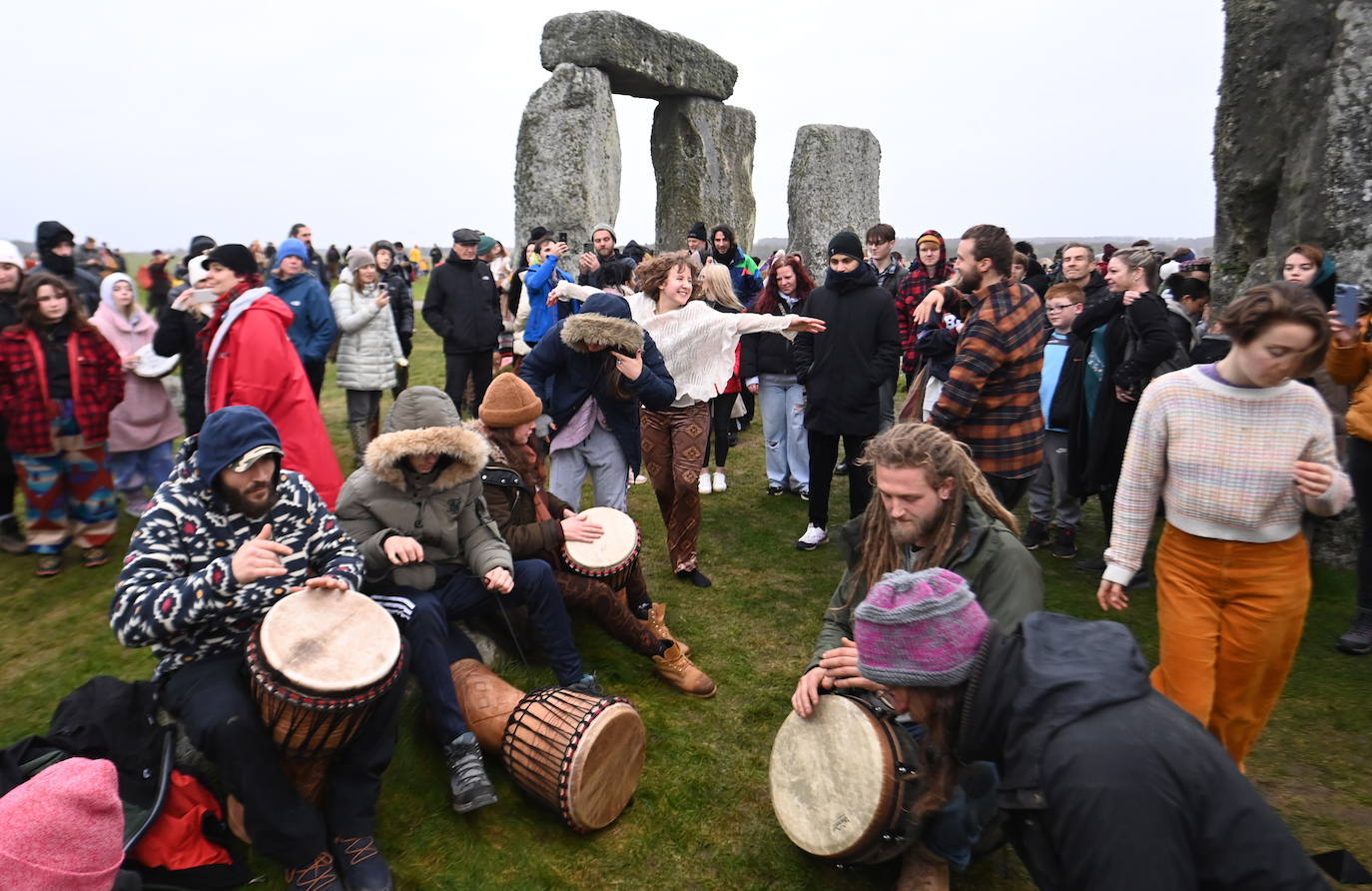 Fotos: Bienvenida al invierno en Stonehenge