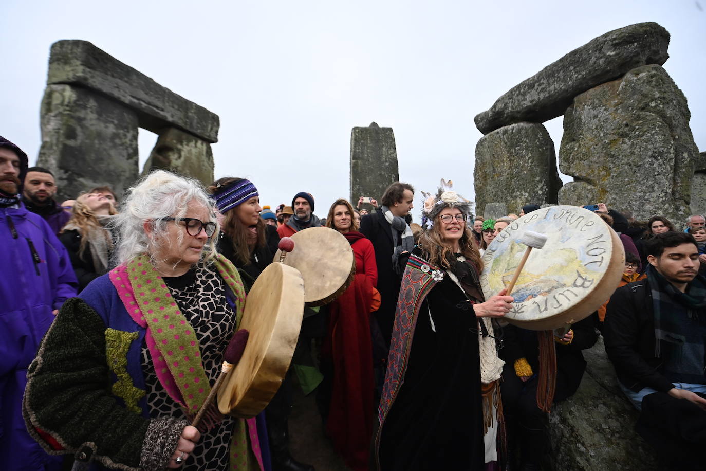Fotos: Bienvenida al invierno en Stonehenge