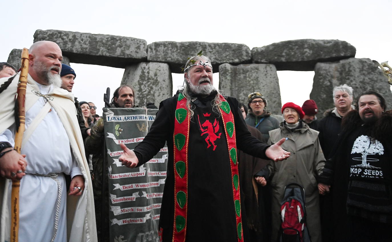 Fotos: Bienvenida al invierno en Stonehenge