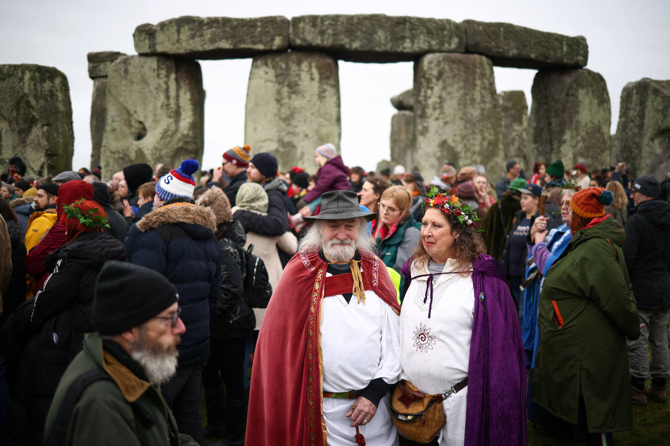 Fotos: Bienvenida al invierno en Stonehenge