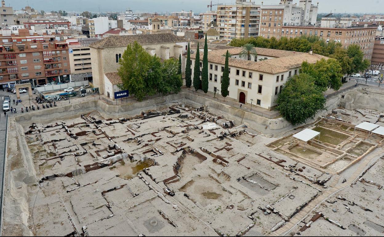 Vista aérea del yacimiento de San Esteban.