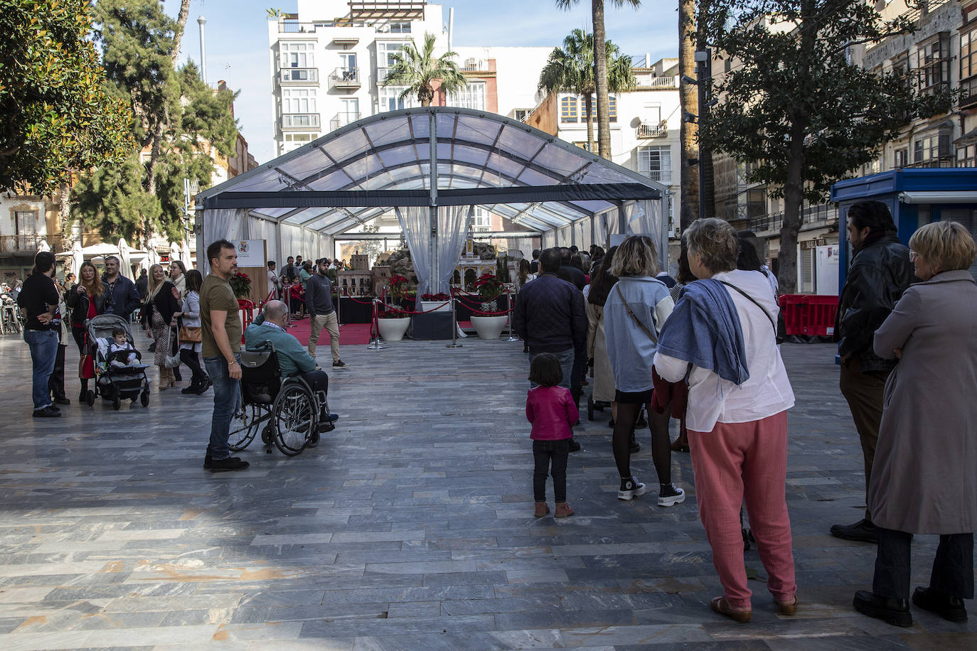 Fotos: Imágenes del ambiente navideño este lunes por las calles de Cartagena