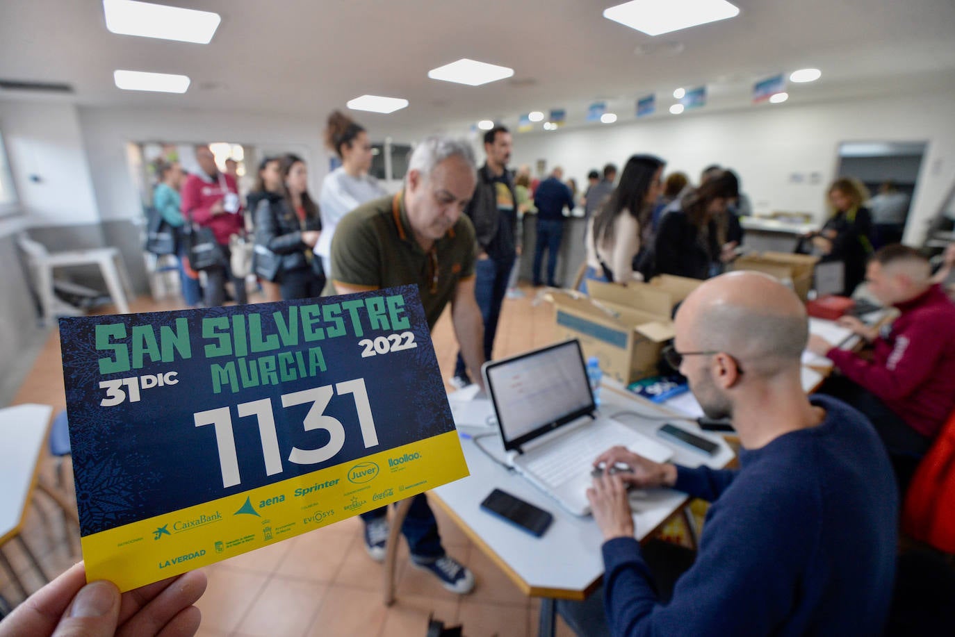 Fotos: Recogida de dorsales de la San Silvestre de Murcia 2022