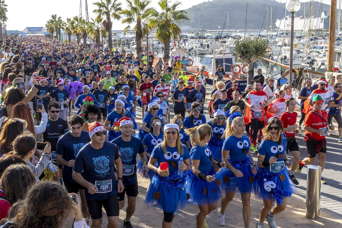 Fotos: Las imágenes de la carrera de la San Silvestre de Cartagena 2022