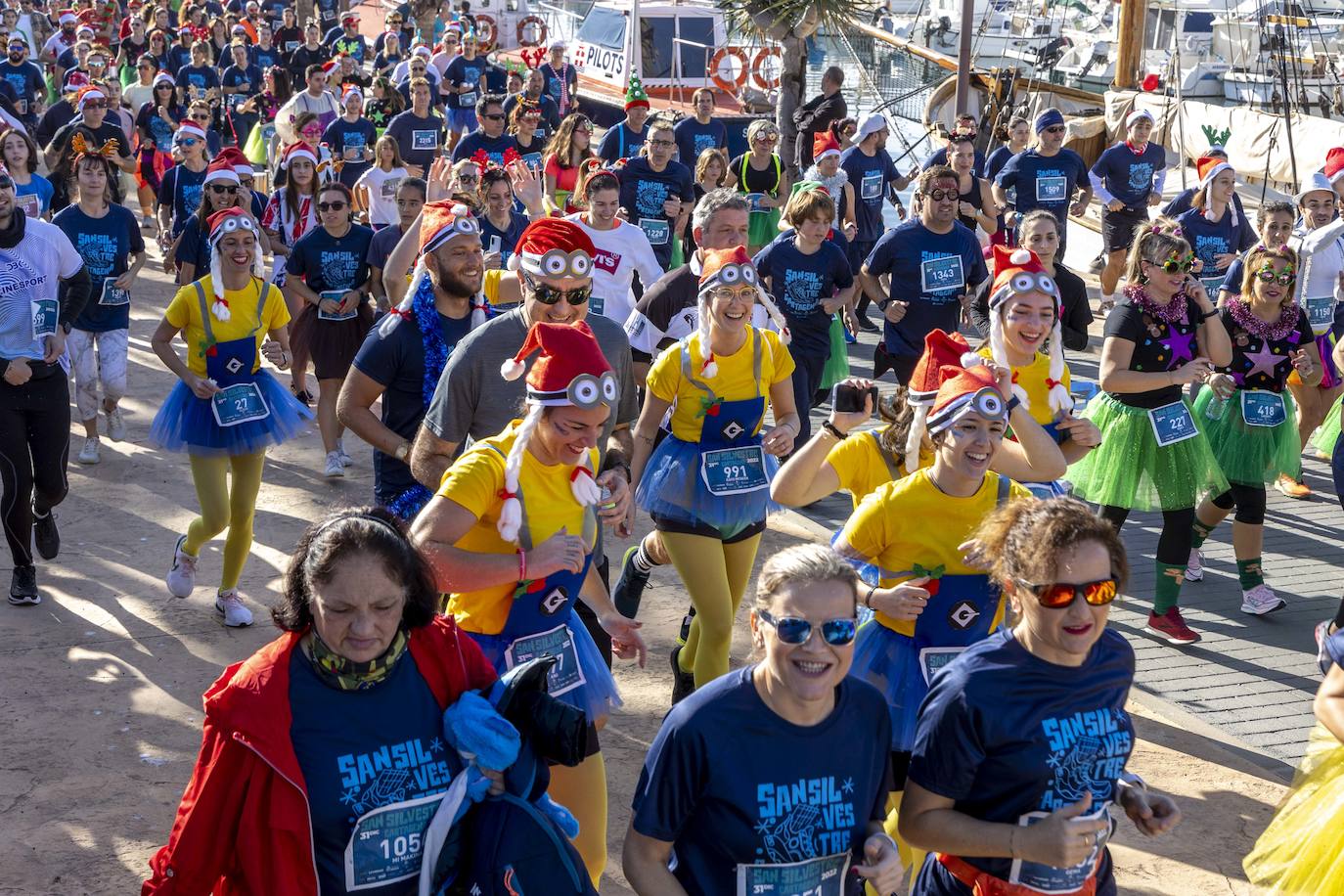 Fotos: Las imágenes de la carrera de la San Silvestre de Cartagena 2022