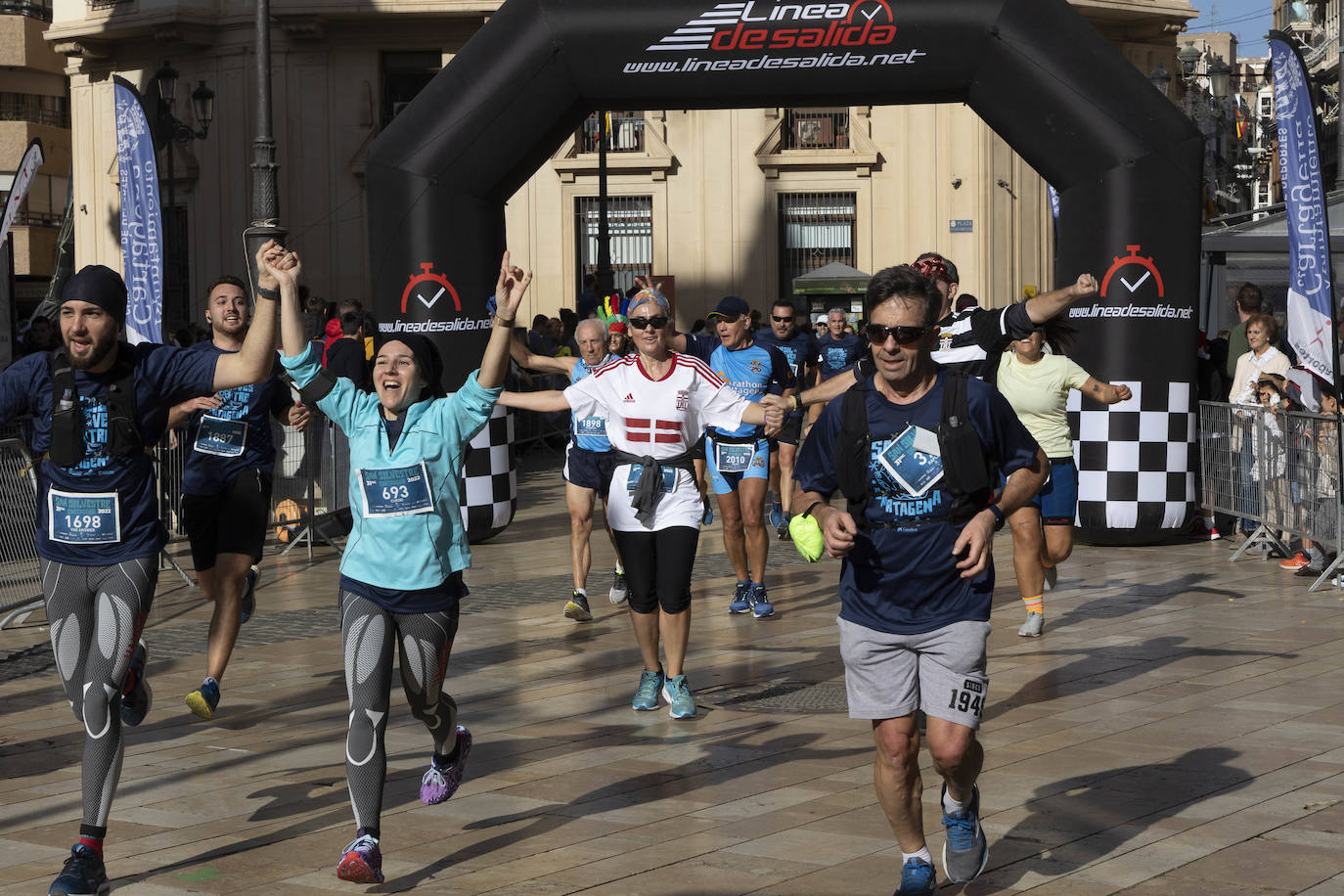 Fotos: Las imágenes de la carrera de la San Silvestre de Cartagena 2022