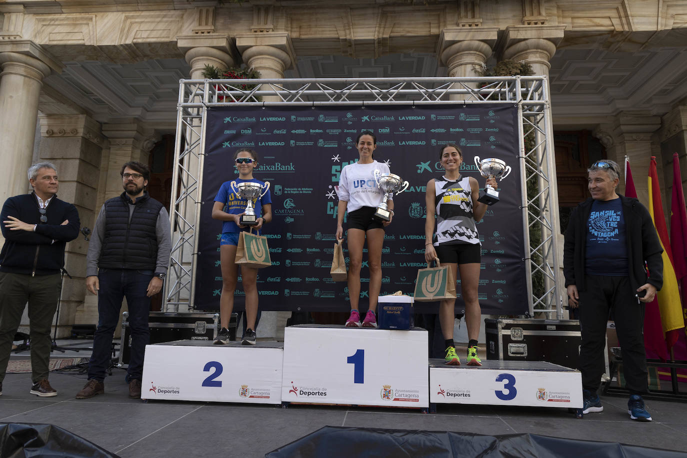 Fotos: El podio de la San Silvestre de Cartagena 2022