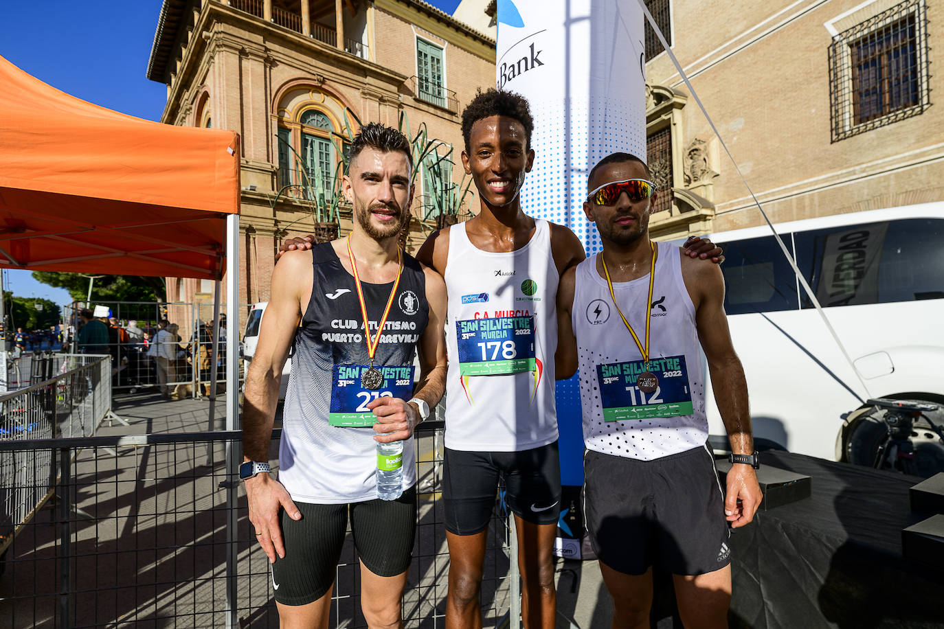 Fotos: El podio de la San Silvestre de Murcia 2022