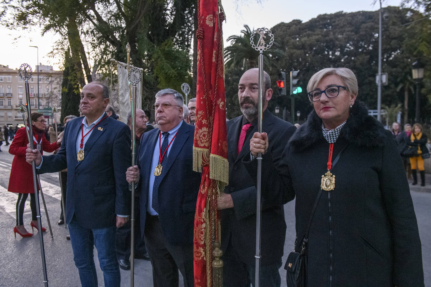 La llegada de la Morenica a la Catedral de Murcia, en imágenes