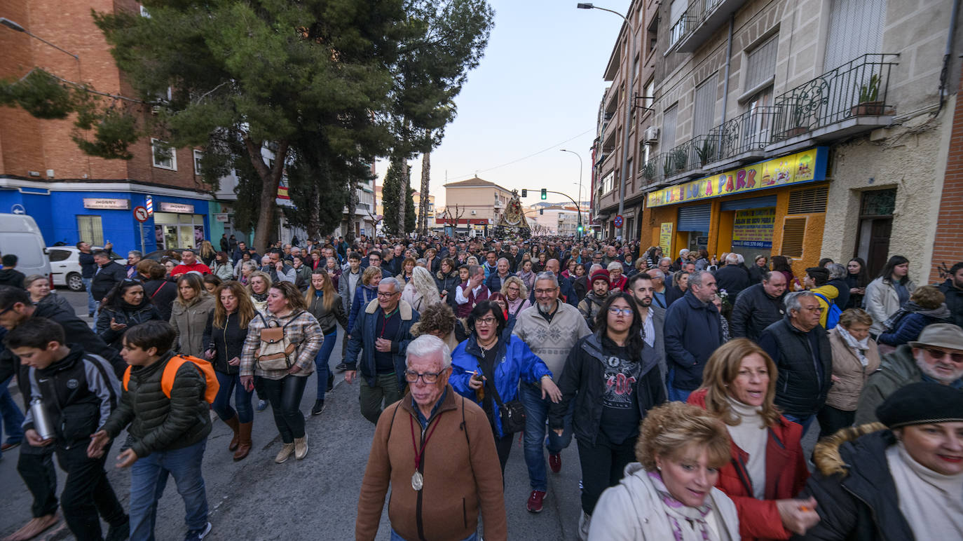 La llegada de la Morenica a la Catedral de Murcia, en imágenes