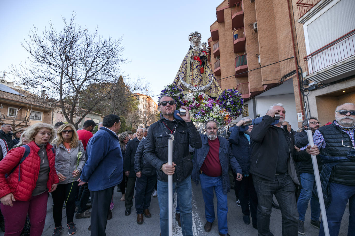 La llegada de la Morenica a la Catedral de Murcia, en imágenes