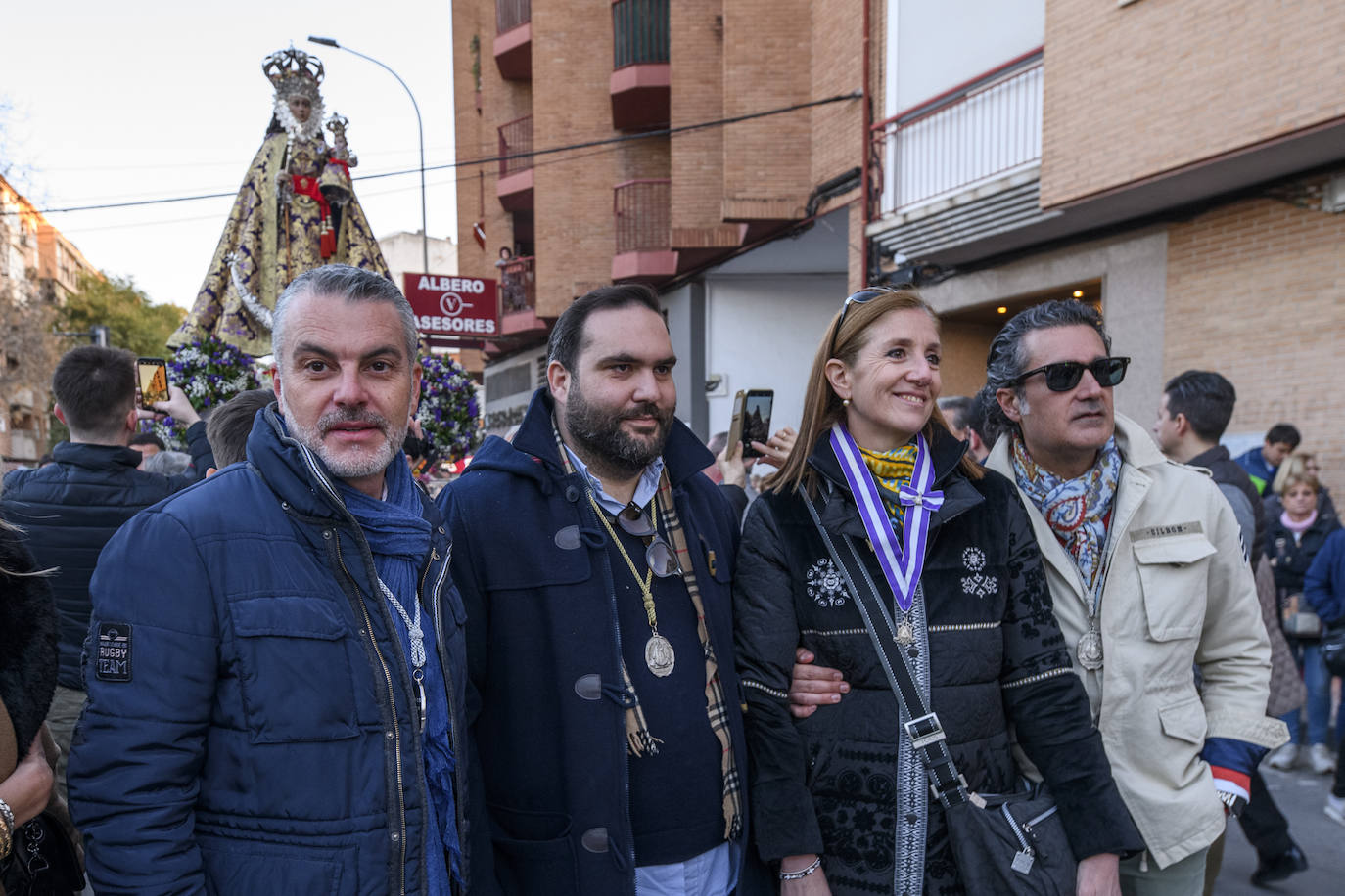La llegada de la Morenica a la Catedral de Murcia, en imágenes