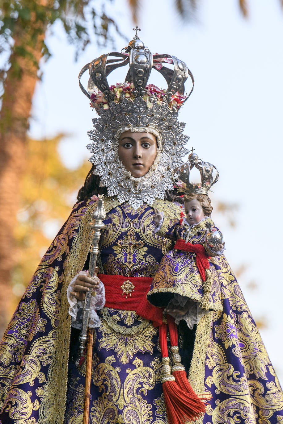 La llegada de la Morenica a la Catedral de Murcia, en imágenes
