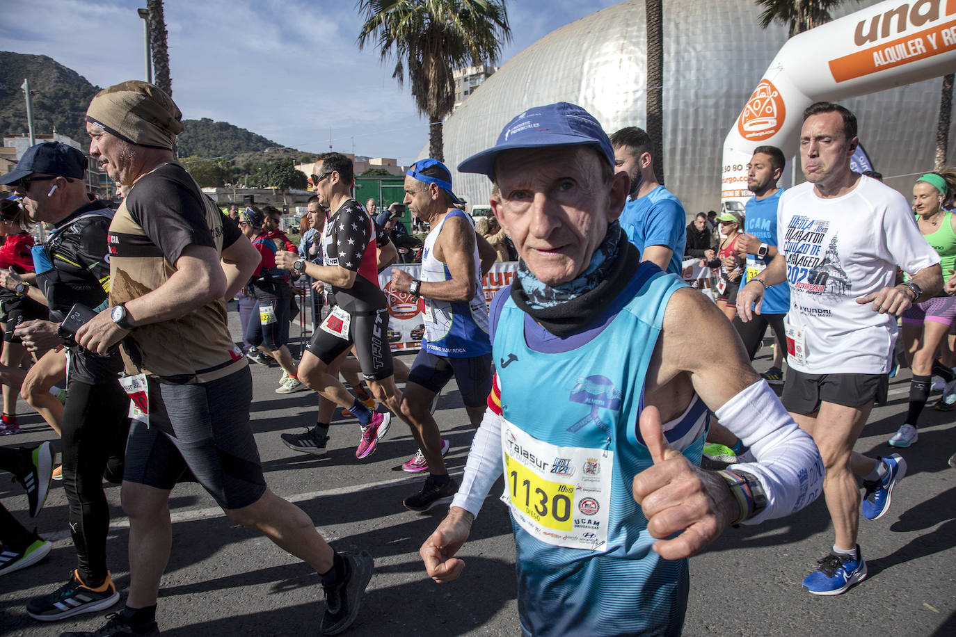 La Media Maratón de Cartagena, en imágenes