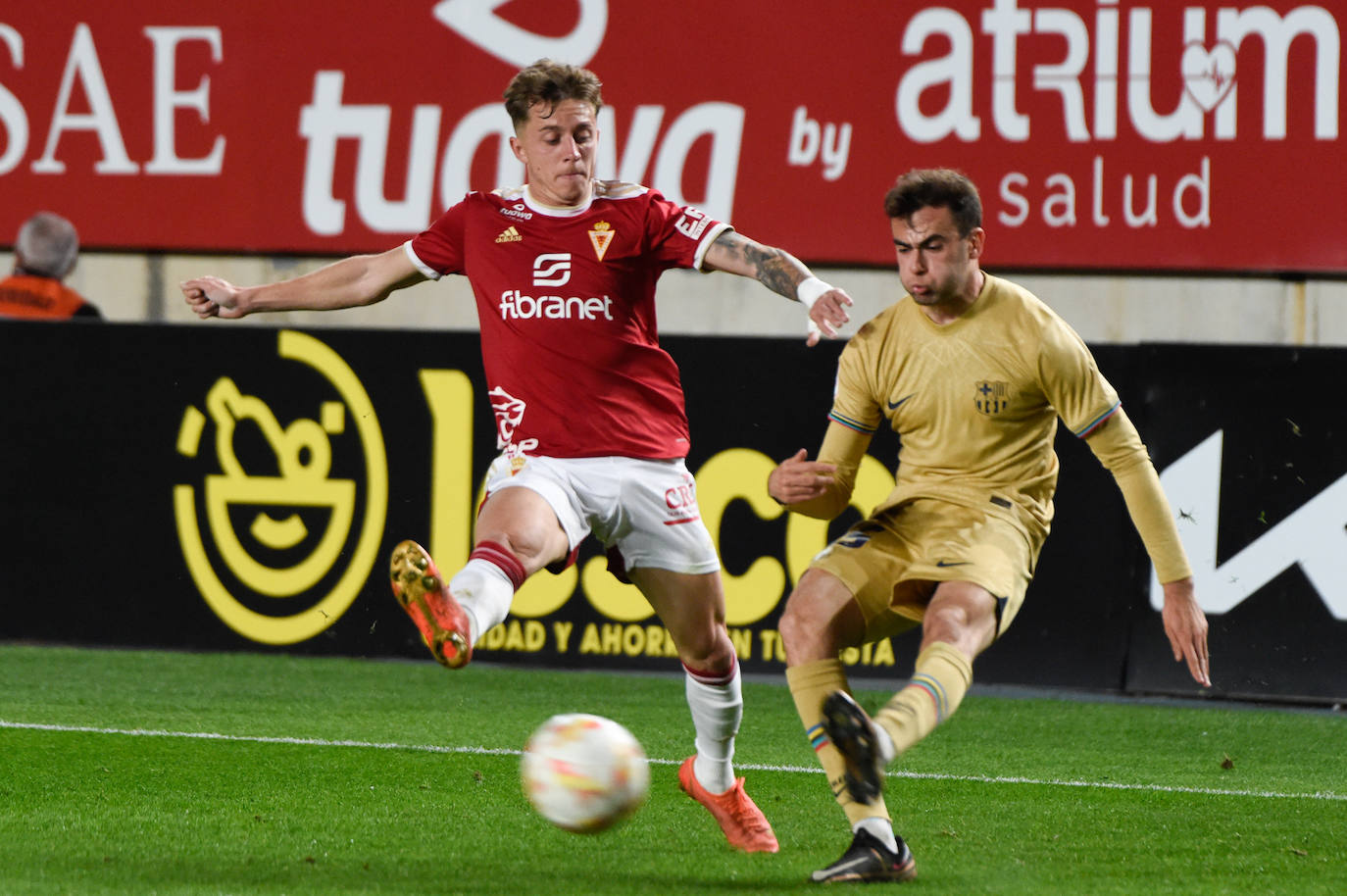 Las imágenes del Real Murcia-Barça B (1-1)