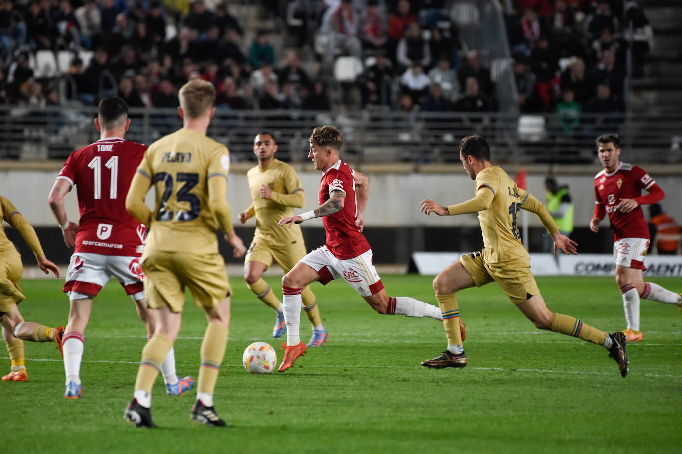 Las imágenes del Real Murcia-Barça B (1-1)