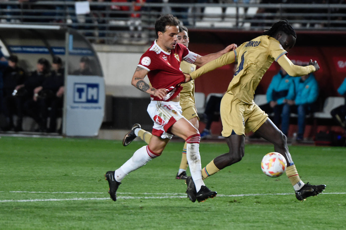 Las imágenes del Real Murcia-Barça B (1-1)