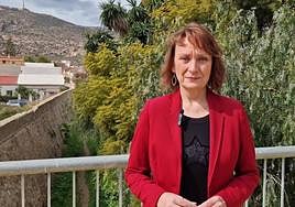 María Marín, portavoz regional de Podemos.