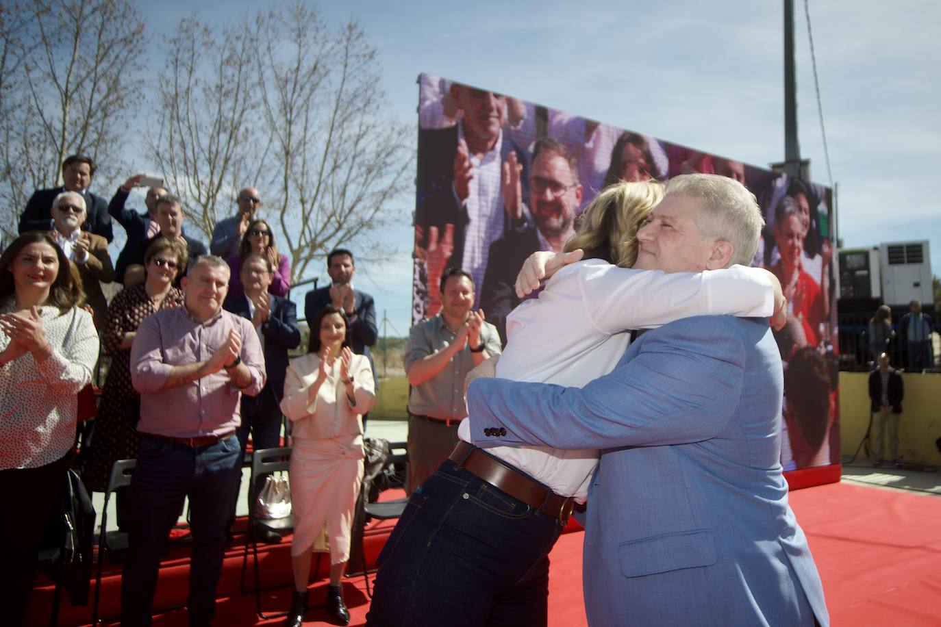 Galería: Pilar Alegría apoya la candidatura de Vélez en Calasparra