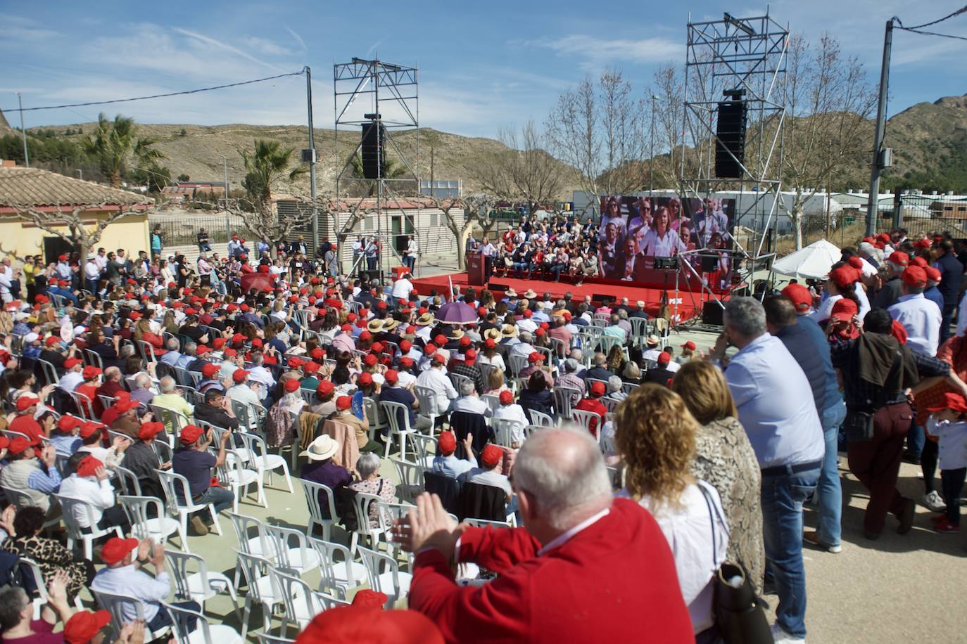 Galería: Pilar Alegría apoya la candidatura de Vélez en Calasparra