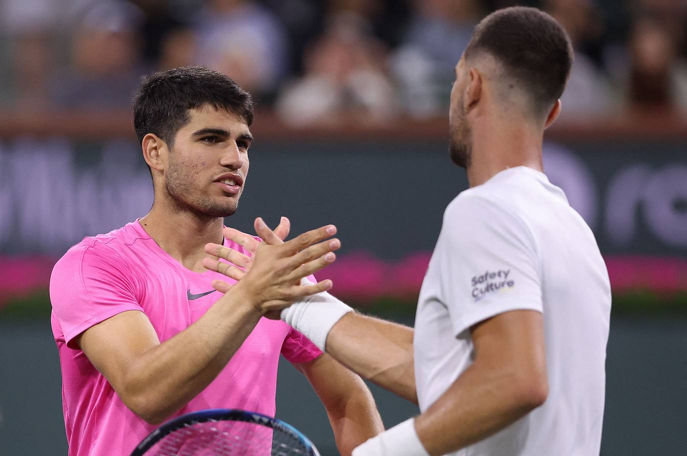 La victoria de Carlos Alcaraz en Indian Wells, en imágenes