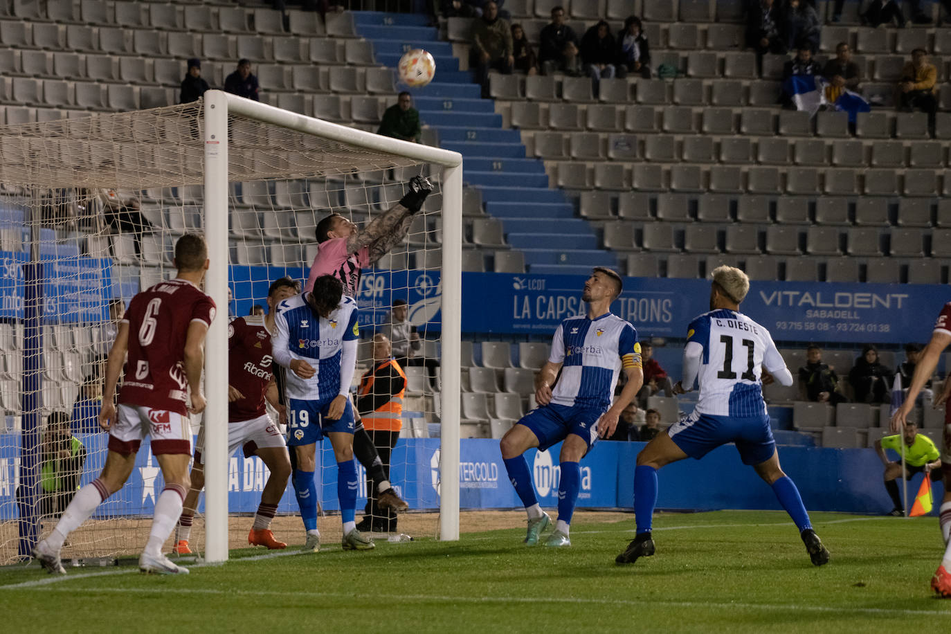 El Sabadell-Real Murcia, en imágenes