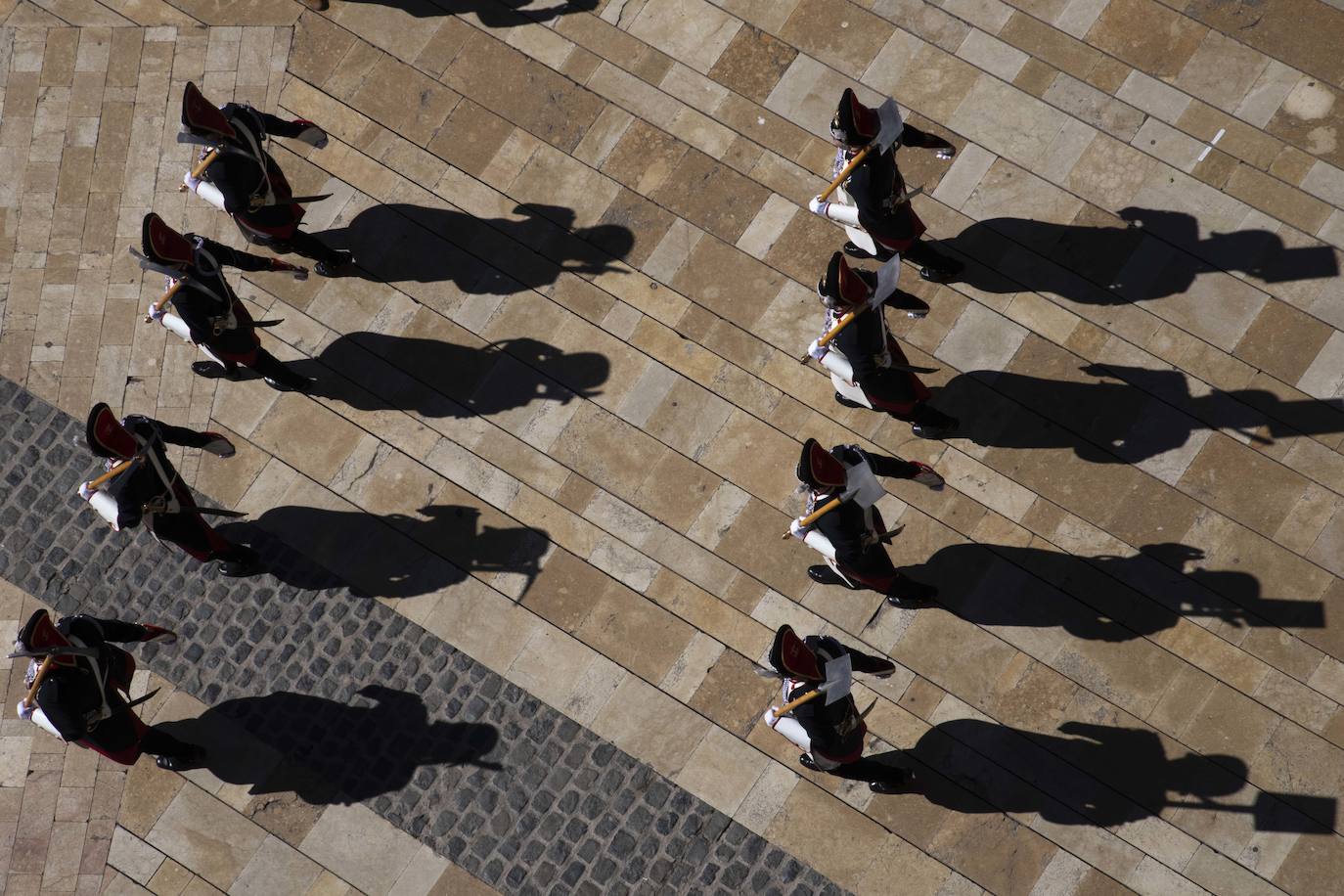 Los granaderos marrajos honran la gesta del militar Martín Álvarez