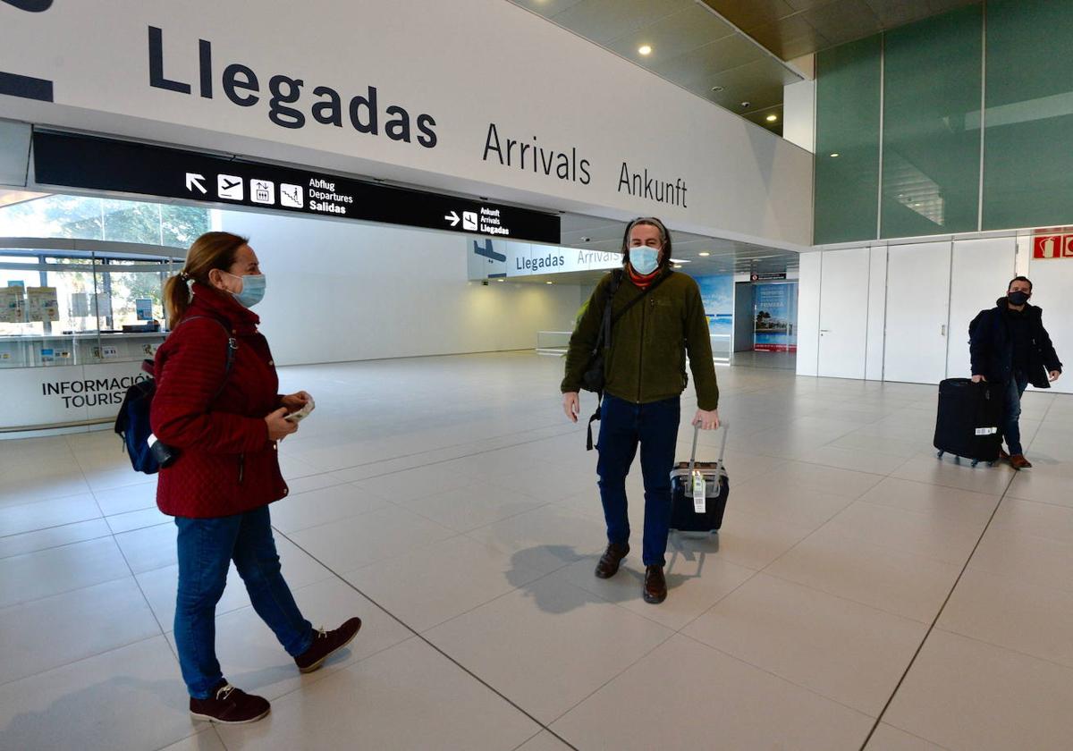 El aeropuerto de la Región de Murcia, en una imagen de archivo.