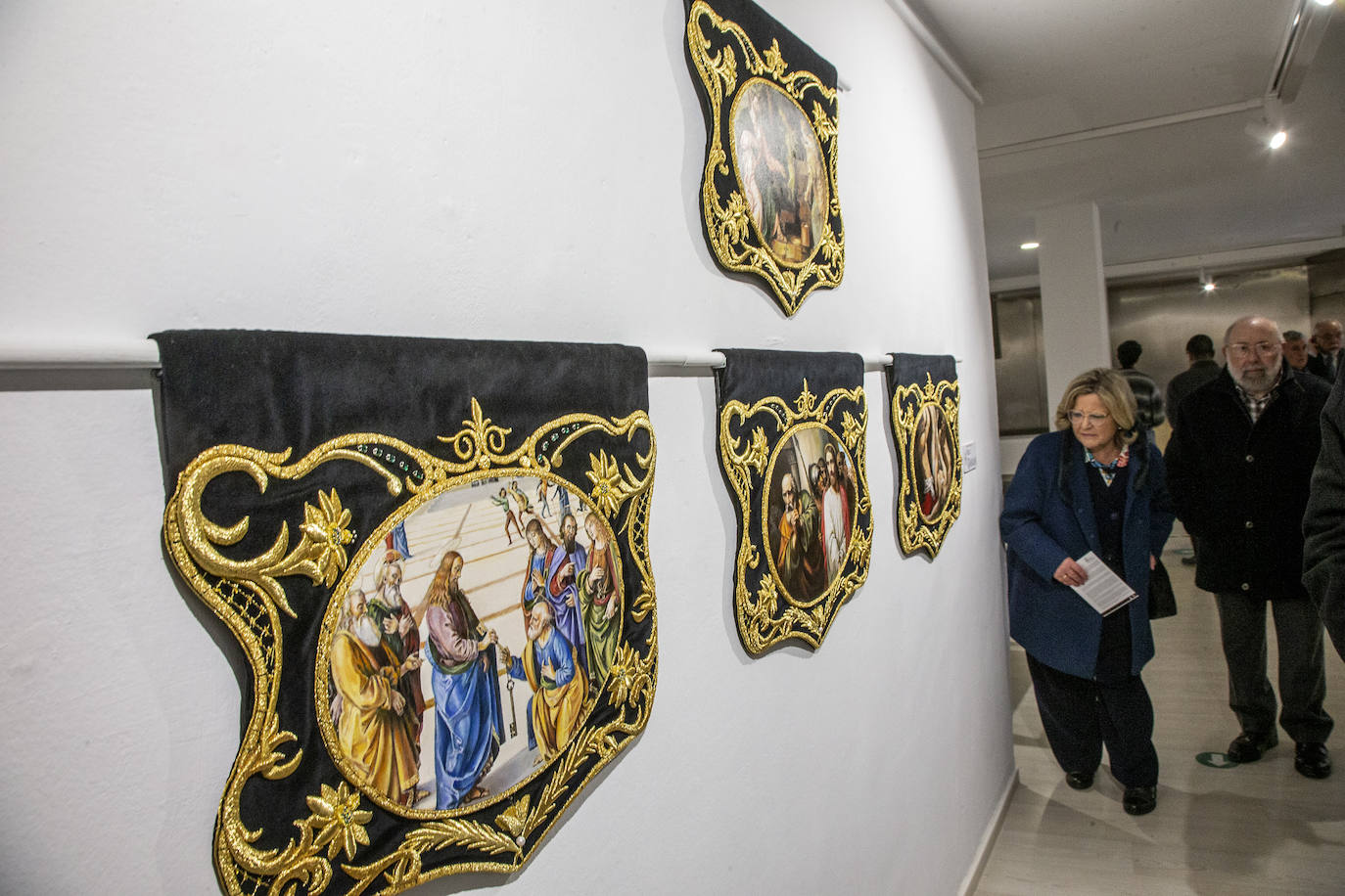 Exposición de bordados de Antoñita Sánchez en Cartagena