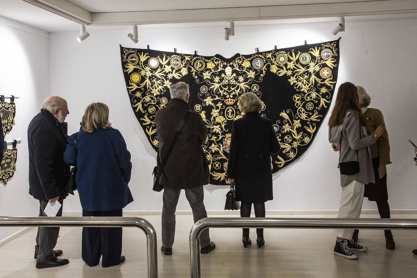 Exposición de bordados de Antoñita Sánchez en Cartagena